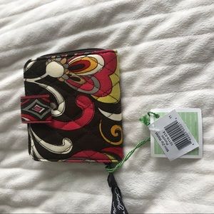 Vera Bradley mini zip wallet